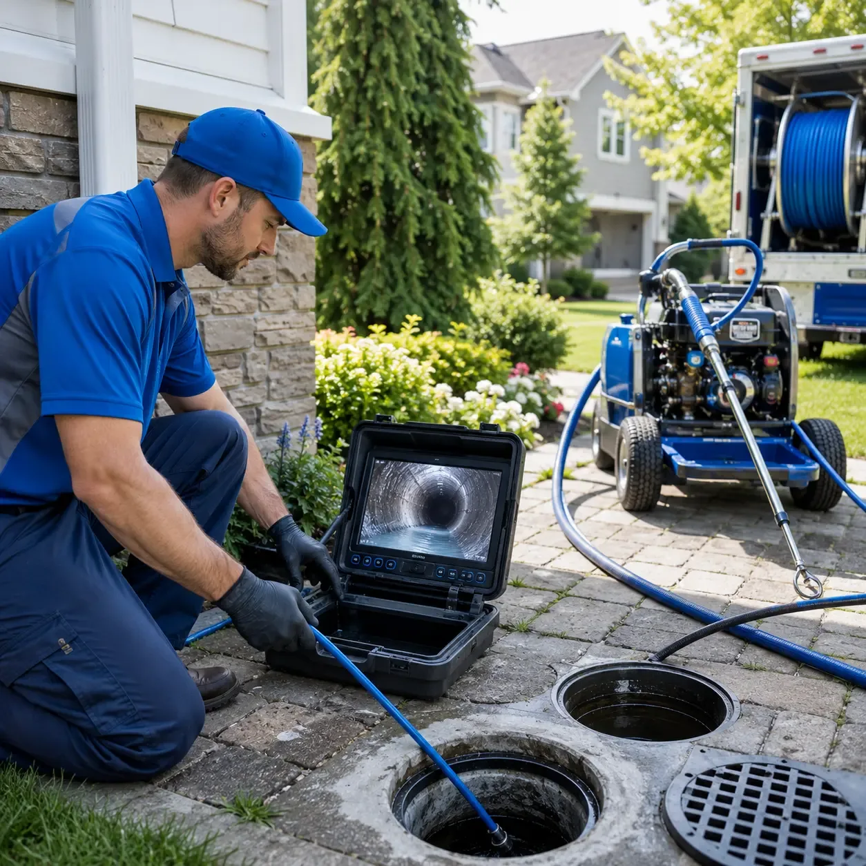Outdoor drain cleaning professionals serving Dallas, SD